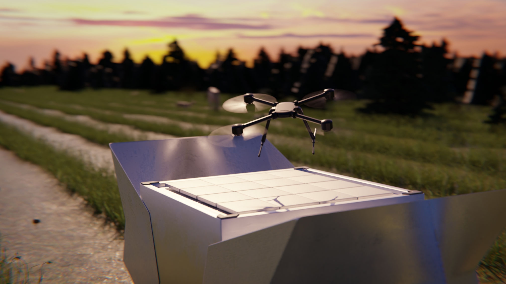 Drone Product 3D Simulation